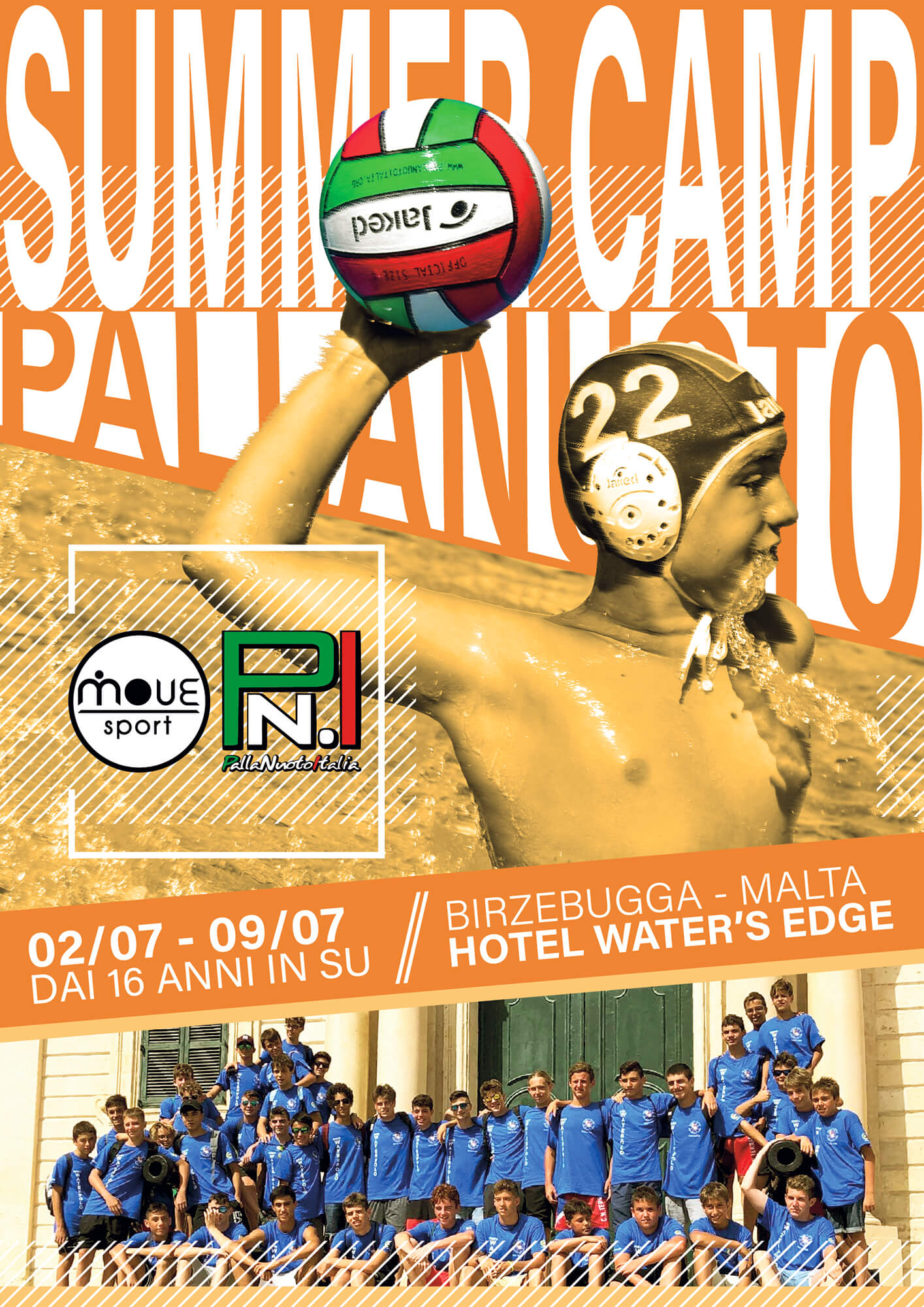 Summer Camp Malta pallanuoto 2019